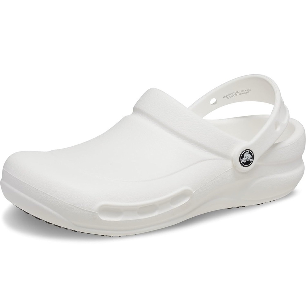 Crocs White Clogs with Strap